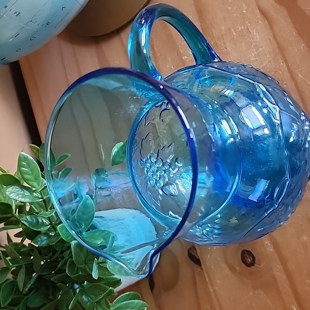 Vintage IVIMA Hand Made Glass Pitcher Portugal - Picture 3 of 16